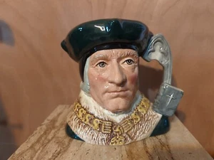 VINTAGE ROYAL DOULTON "SIR THOMAS MORE" GROSSER TOBY KRUG, D6792, UM 1987 - Bild 1 von 6