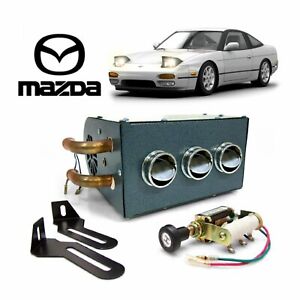 Mazda Compact 12V Under Dash Auxiliary Cab Heater Box Assembly RX-7 Turbo FD3S