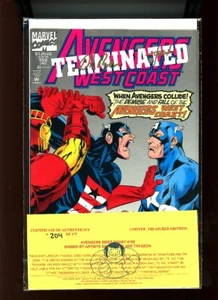 1994 Marvel, " Avengers-West Coast " # 102, signed by Ross & Dzon, COA, NM, BX69 - Picture 1 of 2