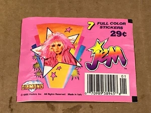 Nuevo paquete de pegatinas Diamond Jem 1986 vintage - Imagen 1 de 3