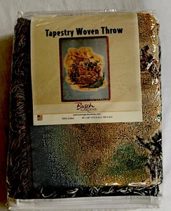 Busch Gardens Tapestry Woven Throw Blanket New In Original Package 45”x60” - Picture 1 of 6