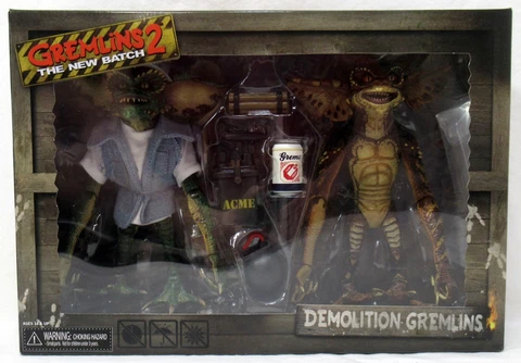 Neca Gremlins 2 New Batch Demolition Gremlin 2 Pack Damaged Package Cover