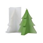 Mold Silicone Candle Mold Xmas Tree Ornament 3D Christmas Tree Resin Mold