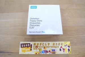 SIEMENS DS HD 1,2 MB (1,6 MB) 5.25" Floppy Disks - 10 Pack - NOS | SEALED - Bild 1 von 5
