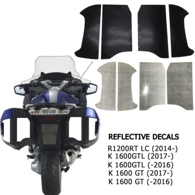 Calcomanías reflectantes de bolsa dura trasera para BMW R1200RT R1250RT K1600GT K1600GTL RK 18 Foto 1 de 4