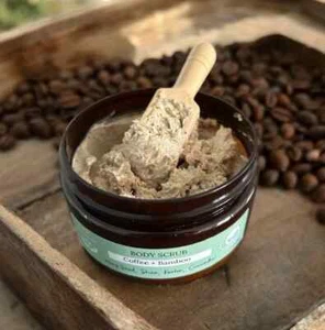 Exfoliating body scrub Coffee + Bamboo. Vegan, Natural Australian skincare. - Picture 1 of 1