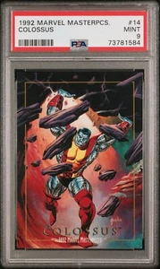 1992 Marvel Masterpieces #14 Colossus PSA MINT 9 73781584 - Picture 1 of 2