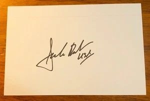 JACK ROUSH USA NASCAR Personally Signed Autograph Auto Index Card 4"X6" - Picture 1 of 1