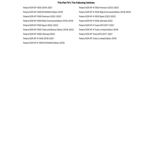 Tusk Mohawk Extreme Duty Upper Radius Rods Red For POLARIS RZR XP 4 1000 Ride - Picture 1 of 4