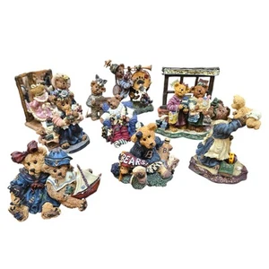Vintage Lot 9 Boyd's Bears Resin Figurines Pam, Kristi, Margaret - Picture 1 of 11