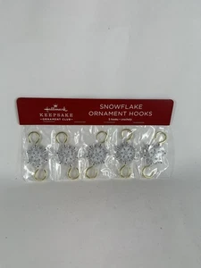 Hallmark Keepsake Snowflake Metal Ornament Hooks NEW - Picture 1 of 2