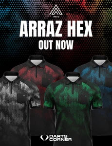 Arraz Hex Adult Polyester Darts Shirt, Various Sizes & Various Colours - Picture 1 of 9