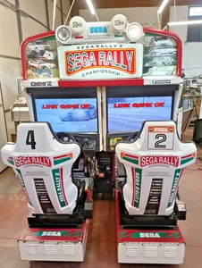 Sega RALLY 2 Arcade Cabinet / Arcade Fahrerkabine SEGA RALLY 2 MIT LCD - Bild 1 von 13