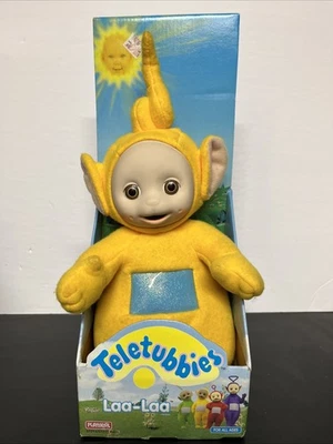 De colección 1998 Playskool Teletubbies Laa-Laa Peluche Amarillo 13" - Nuevo en Paquete C4 Foto 1 de 4