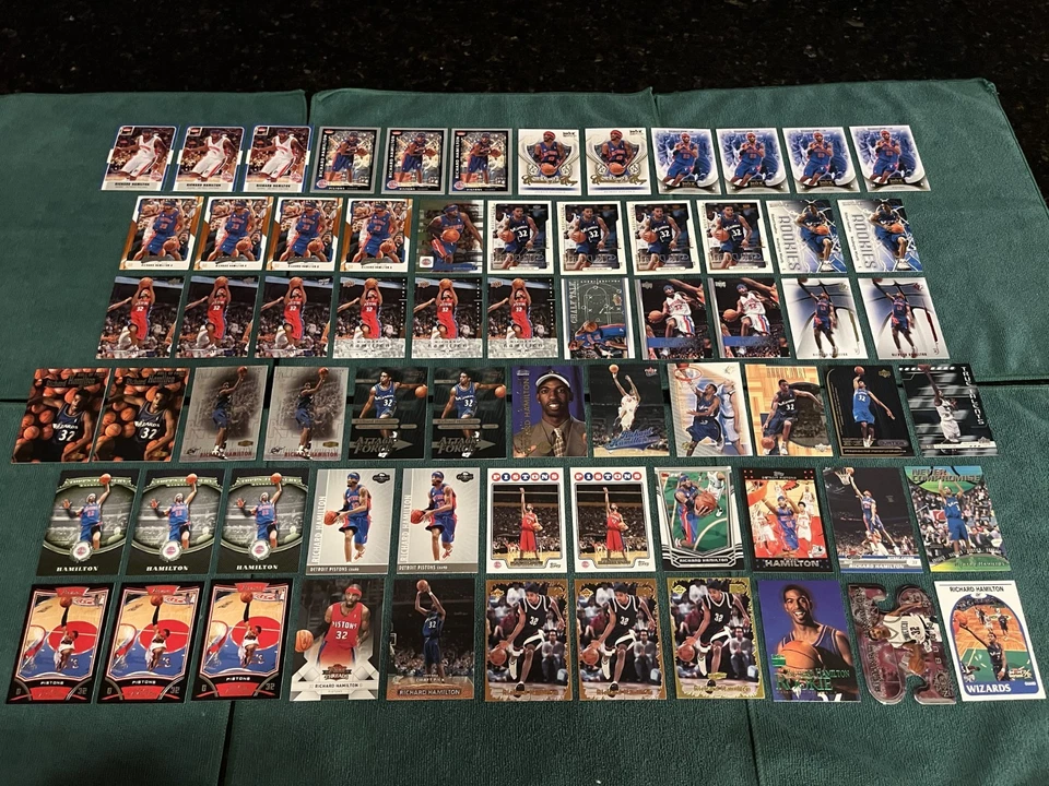 RICHARD HAMILTON LOT of 68 2008-09 cards BULLS TOPPS TREASURY UD FLEER SP BOWMAN - Image 1 of 4