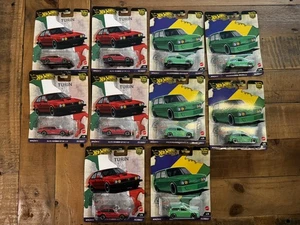 Lot of 10 Hot Wheels Car Culture World Tour Alfa Romeo GTV6 Volkswagen Brasilia - Picture 1 of 12