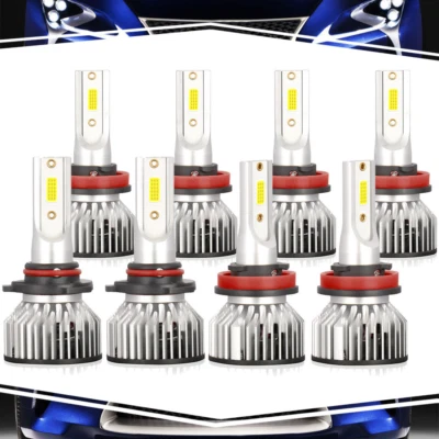 For Mazda 3 2010-2013 9005+3x H11 Daytime Running Light Bulb 4 Pairs Headlight Foto 1 de 4