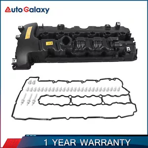 Engine Valve Cover w/Gasket For BMW N54 F02/E70 Z4 740i 335is 335xi 335i 535i X6 - Picture 1 of 11