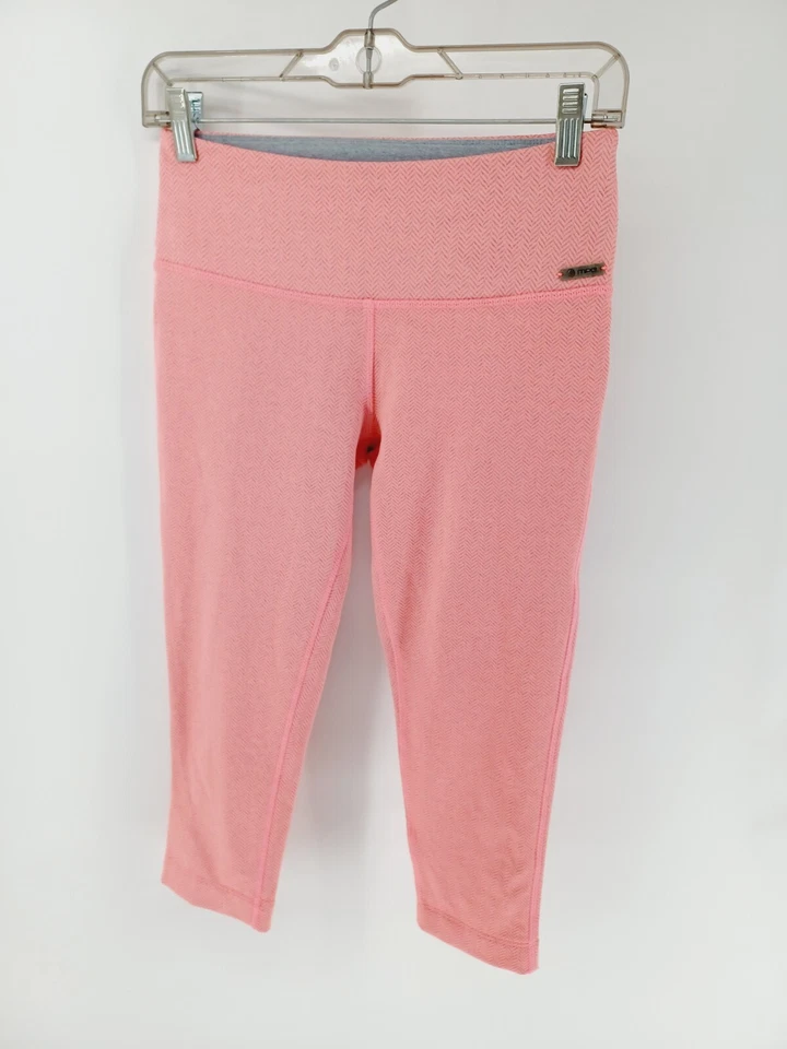 Леггинсы MPG Capris женские розовые маленькие миниатюрные сумеречные с низкой талией эластичные спортивная одежда - Изображение 1 из 4