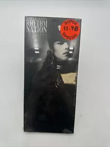 1989 Janet Jackson RHYTHM NATION 1814 CD NEW Sealed LONG BOX 1st Press Rare NOS - Picture 1 of 24