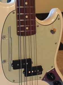 Zero-Mod  MSTG1 Thumb Rest Tug Bar for Fender Mustang Bass  NO MODS,NO NEW HOLES