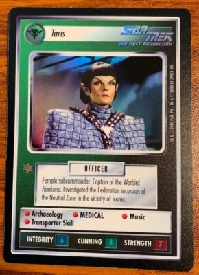 2000 Decipher Star Trek Reflections Taris Used Free Shipping - Image 1 of 2