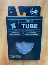 Buff Filter Tube Neck Gaiter Headband Grey NWT