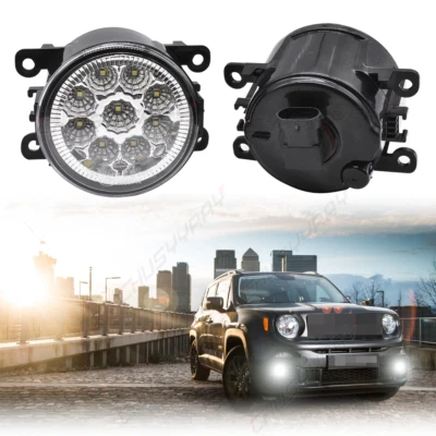 PAIR Front Bumper Fog Light Lamp For Mitsubishi Outlander PHEV 2016-2020 2021 - Image 1 of 4