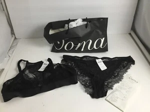 Soma atemberaubende Bikini-Dessous mit hohem Hals und passende freche Bikini-Dessous schwarz M - Bild 1 von 6