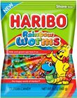 Haribo Gummibonbons, Regenbogenwürmer, 5 Unzen Tasche (12er Pack)