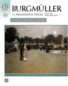 Burgmuller 25 Progressive Pieces Op 100 Bk/CD - Picture 1 of 4