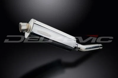 14-дюймовый овальный глушитель из нержавеющей стали Delkevic YAMAHA YZF600R Thundercat1995-2007 - Изображение 1 из 3