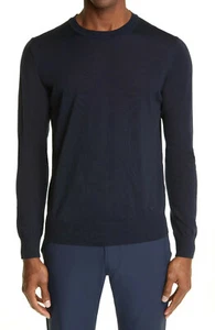 Emporio Armani Wool Crewneck Sweater Cardigan Pullover 8N1M42 Italy MSRP $345 - Picture 1 of 6