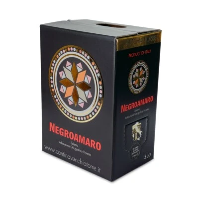 Vecchia torre Bag in box 5 litri rosso Negroamaro IGP Salento - Imagen 1 de 2