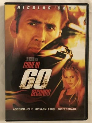 Gone in 60 Seconds (DVD, 2000) Pre Owned Nick Cage Angelina Jolie Good Condtn - Image 1 of 3