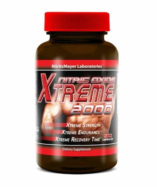 Maritzmayer Xtreme 2000 Nitric Oxid Muscle Growth Supplement 90 Capsules