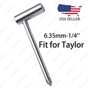 Herramienta de llave de ajuste de varilla de braguero de guitarra de metal de 6,35 mm 1/4" para guitarra Taylor - Imagen 1 de 5
