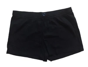 J. Crew Black Linen Blend Elastic Waist High Rise Shorts Women's Plus Size: 2X - Picture 1 of 6