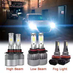 For Honda Accord 2006-2009 2010 2011 2012 LED Headlight High/Low Fog Light Bulbs - Picture 1 of 12