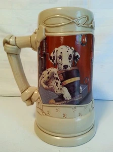  Fire Station Fireman Dalmatian beer/ beverage stein . - Picture 1 of 10