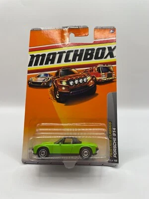2009 Matchbox  '71 VW-Porsche 914-6 Green MBX Heritage Classics 16/100 1:60 - Image 1 of 2