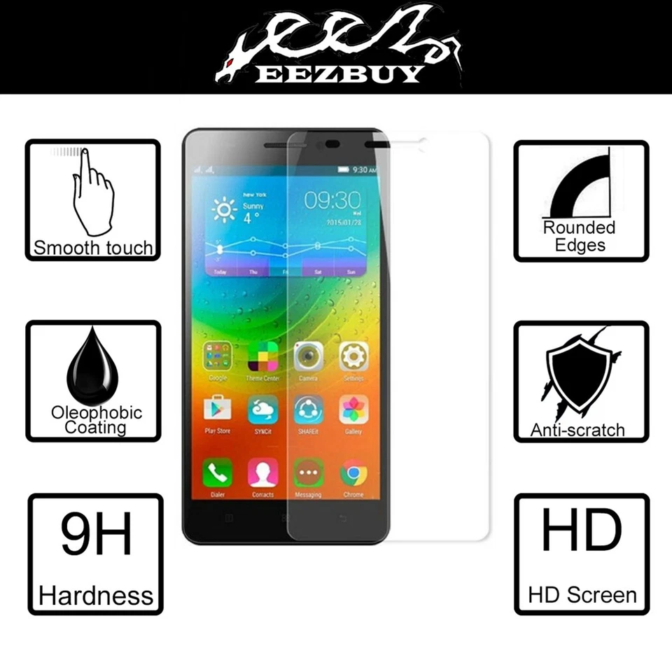Real Tempered Glass Screen Protector Film For Lenovo K3 NOTE A7000 - Image 1 of 4