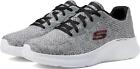 Skechers Faregrove Grey Red Mens Trainers Skech Lite Pro Shoes