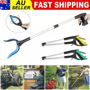 Rubbish Pick Up Reaching Tool Grabber Trigger Litter Picker Gripper Claw Arm OD - Picture 1 of 22