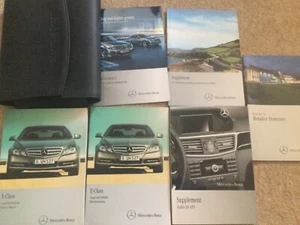 MERCEDES E-CLASS COUPE & CABRIOLET OWNERS MANUAL HANDBOOK (2009 - 2013) - Picture 1 of 6