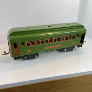 Vintage LIONEL PREWAR #309 Standard GREEN RAILWAY Pullman CAR Restored - Picture 1 of 22