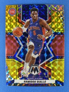 Hamidou Diallo 2021-22 Panini Mosaic #54 Red & Yellow #/88 Detroit Pistons - Bild 1 von 2