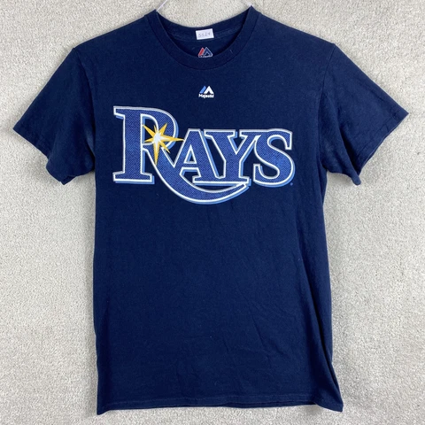 Tampa Bay Rays MLB Baseball Adult Size Small Blue Short Sleeve Shirt Cover