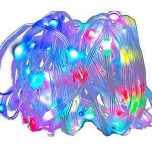 leather LED Lighting Tree Rope String Fairy Lights Waterproof Outdoor Multicolor