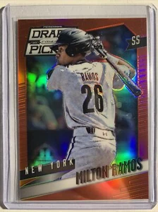 2014 Prizm Perennial Draft Picks Milton Ramos Red 020/100 New York Mets #21 RC - Picture 1 of 7